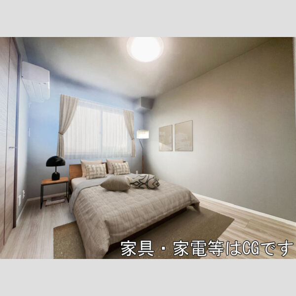 居室・リビング (家具‧家電はCGです)