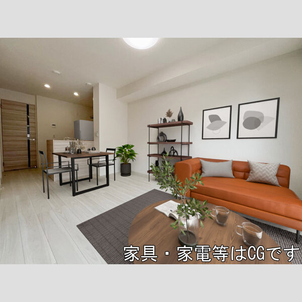 居室・リビング (家具/家電はCGです)