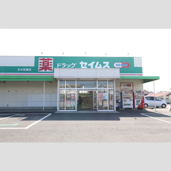 現地周辺 (ドラッグセイムス大分皆春店まで750m)
