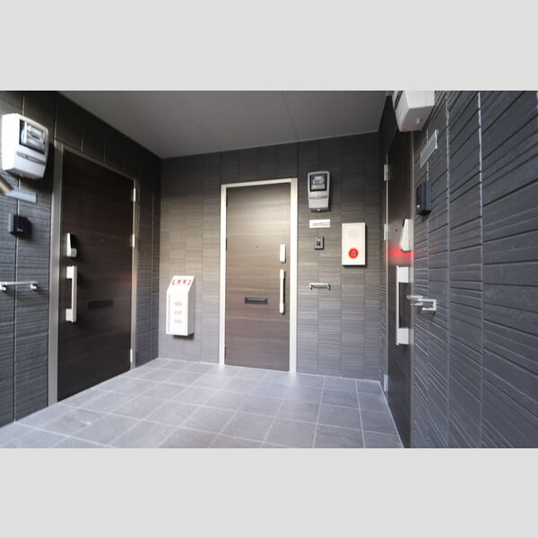 現地周辺 (玄関回り)