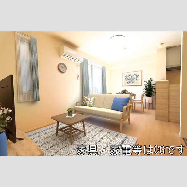 居室・リビング (302　LDK(家具・家電はCGです))