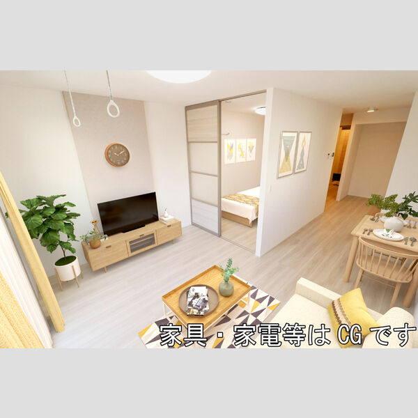 居室・リビング (202 LDK(家具・家電等はCGです))