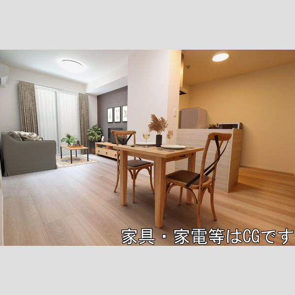 居室・リビング (102　LDK(家具・家電はCGです))