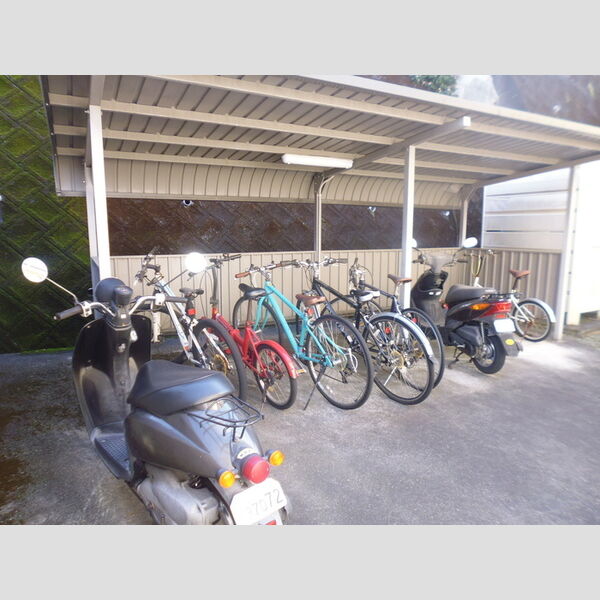 現地周辺 (駐輪場)