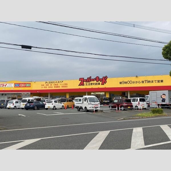 現地周辺 (スーパー・キッド南高江店　350m)