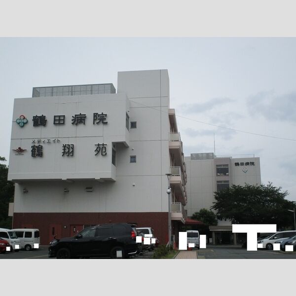 現地周辺 (鶴友会鶴田病院　687m)