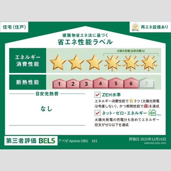 その他 (省エネ性能ラベル(101号 住戸))