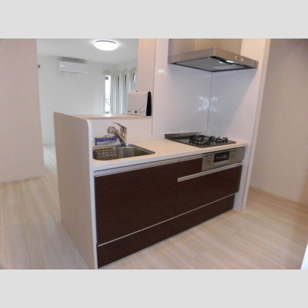 キッチン (203　ガスコンロ付き対面カウンターキッチン)