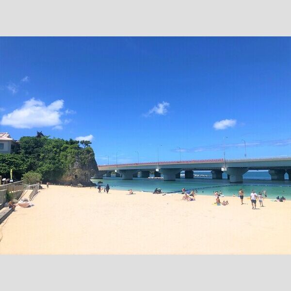 現地周辺 (波の上ビーチ　1200m)