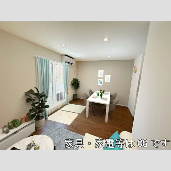 居室・リビング (家具‧家電はCGです)