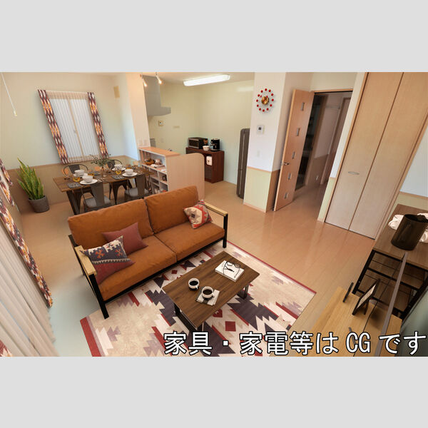 居室・リビング (B202 LDK(家具・家電等はCGです))