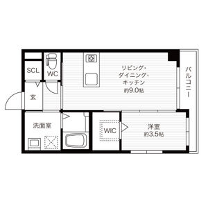 K’s Court西宮北口の間取り図