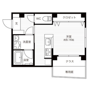 CoLaBo西北ガーデンズの間取り図