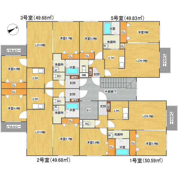 フロア図面