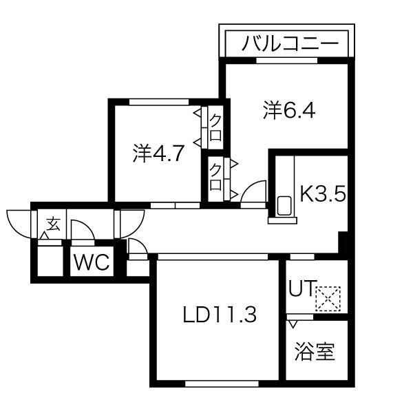 GEレジデンス琴似　仮)GA-琴似2-7MS A棟 画像15