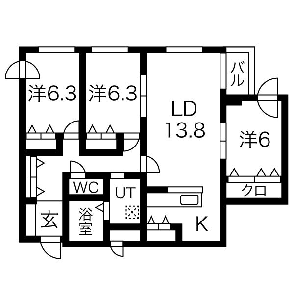 クラリス南9条 画像11