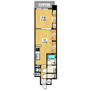 ブランTAT西宮江上町の間取り図