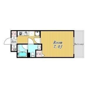 ハピネス江坂の間取り図