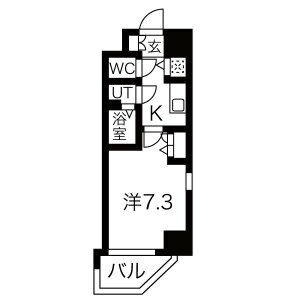 クレストタップ京橋の間取り図
