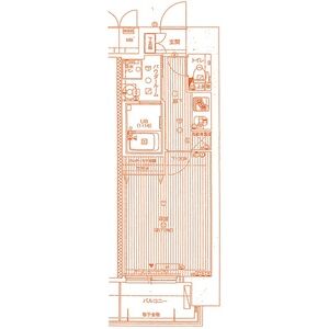 サムティ北梅田ヴェッセルの間取り図