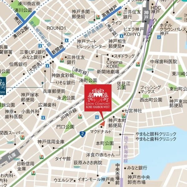 レオンコンフォート神戸ハーバーウェストの外観3枚目