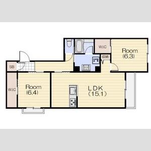 フォレスト香櫨園の間取り図