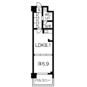 エグゼレジデンスタワーの間取り図
