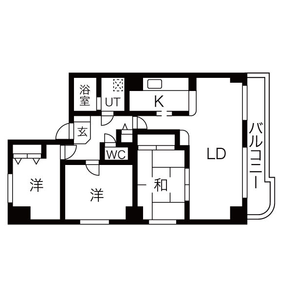 北円山シャトー桂和 画像9