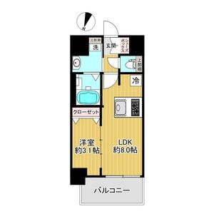 SHOKEN Residence大阪都島の間取り図
