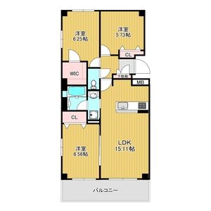 グラート緑地の間取り図