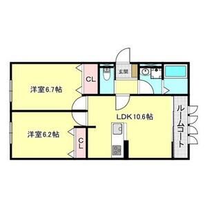 アズーロ垂水IIの間取り図