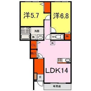 ルノール白浜IIの間取り図
