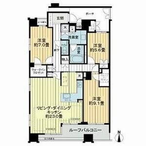 グランレ・ジェイド京都河原町の間取り図