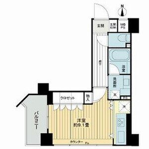 ライオンズ京都四条烏丸レジデンスの間取り図
