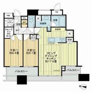 シティタワー梅田東の間取り図