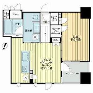 ザ・ライオンズ神戸ハーバーランドの間取り図