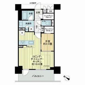 ファインレジデンス福島海老江の間取り図
