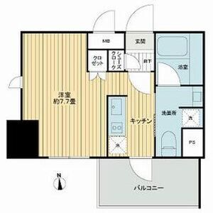 リビオレゾン北浜天満橋の間取り図