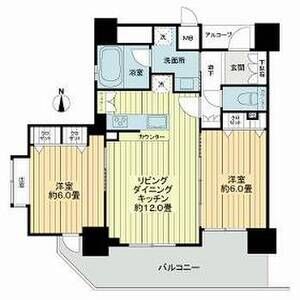 エステムプラザ心斎橋エグゼの間取り図