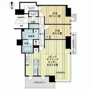 北浜ミッドタワーの間取り図