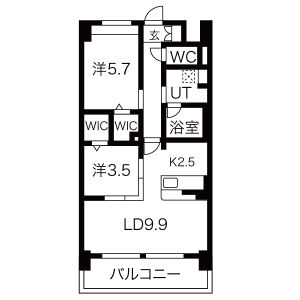 フォーリアライズ京橋の間取り図
