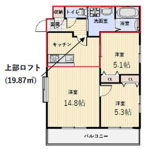 For Realize吹田の間取り図