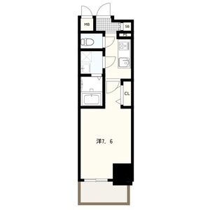 レジュールアッシュ梅田LUXEの間取り図