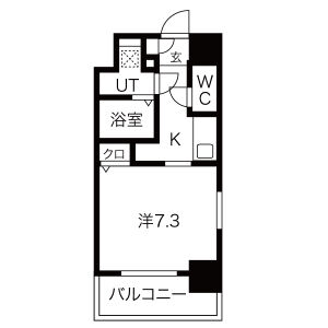 ワールドアイ大阪ドームシティの間取り図