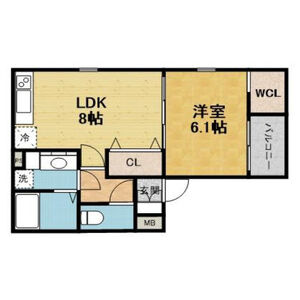 ゼニス北城内の間取り図
