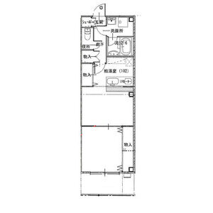 ゼニス宝塚の間取り図