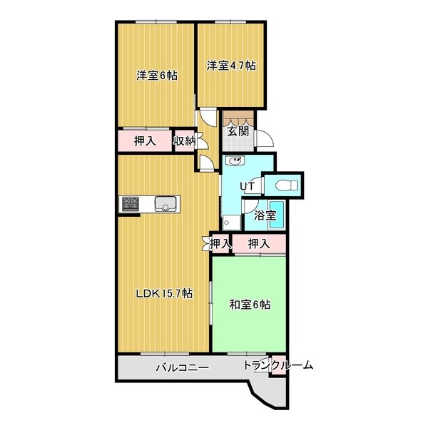 【分譲賃貸】じょうてつ真駒内南町ドエル 画像12