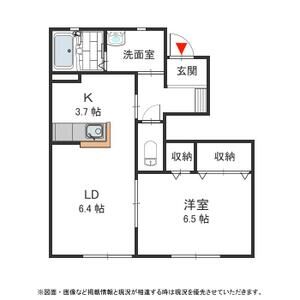 エルメゾン大美野の間取り図