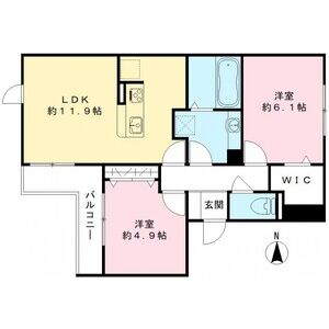 インペリアルタナベの間取り図
