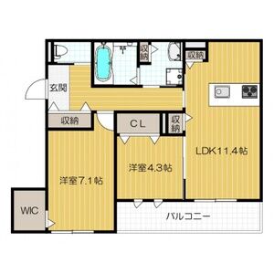 フロレゾン花園の間取り図
